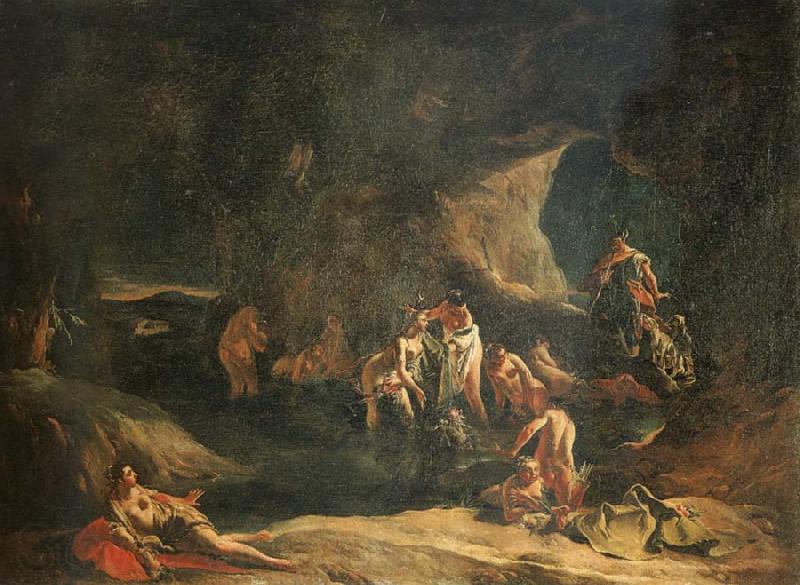 Giovanni Battista Tiepolo Diana and Actaeon